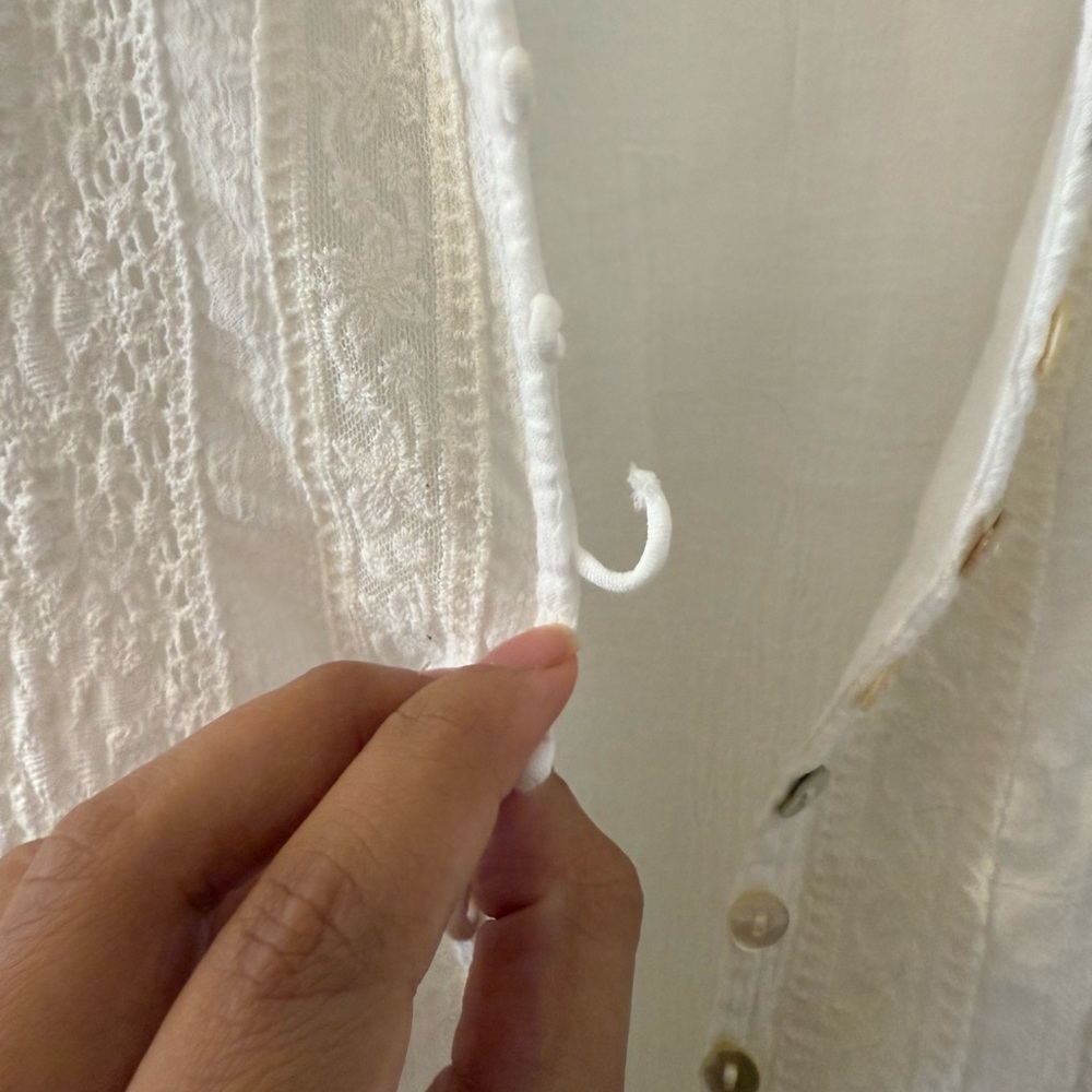 Spell Ivory Button-Down Maxi Dress - Picture 2 of 2